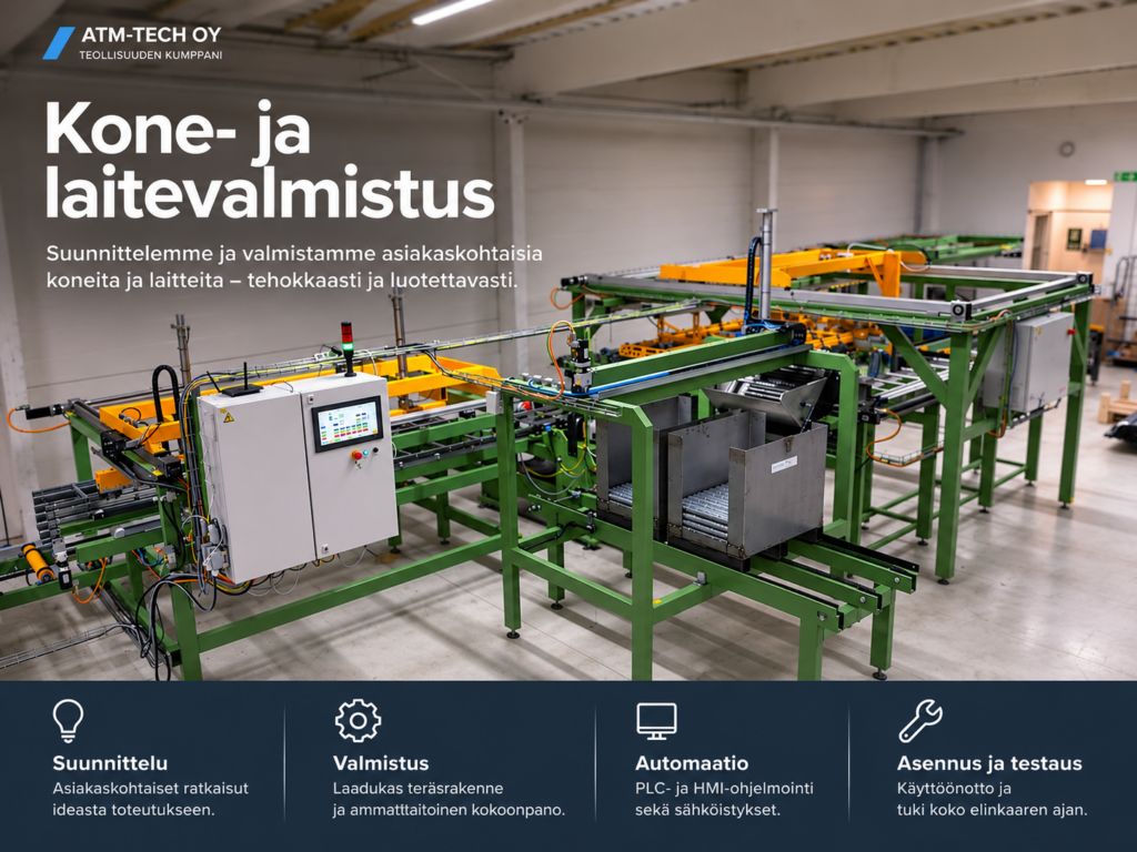 Teollisuuden koneenrakennus – ATM-Tech Oy